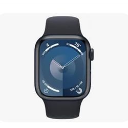 Apple Watch Series 9 GPS 41mm Midnight Aluminum Case with Midnight Sport Band - M/L 