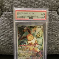 PSA 9 Prismatic Evolutions ETB Promo Eevee
