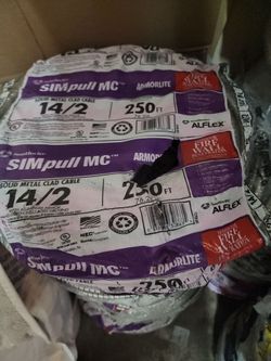 14/2 MC-AL Metal Clad Wire