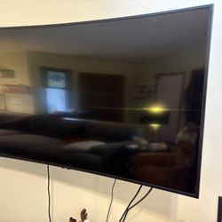 55 in Samsung TV,  With Mount And Sound Bar