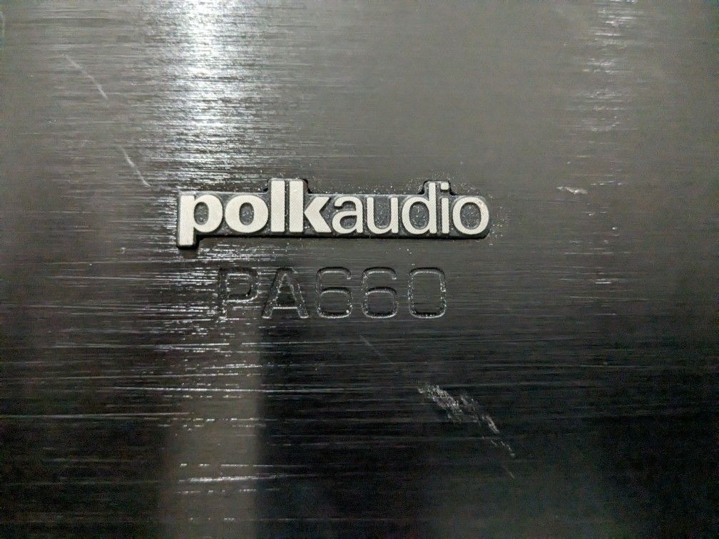 Polk audio PA660 class AB 4 channel amplifier 600 watts for Sale in