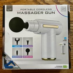 NIB iLive Cordless Massage Gun - Portable Rechargeable