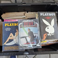 Stars Wars storage tub of 60's 70's some 80's Star Play b...o..y mags