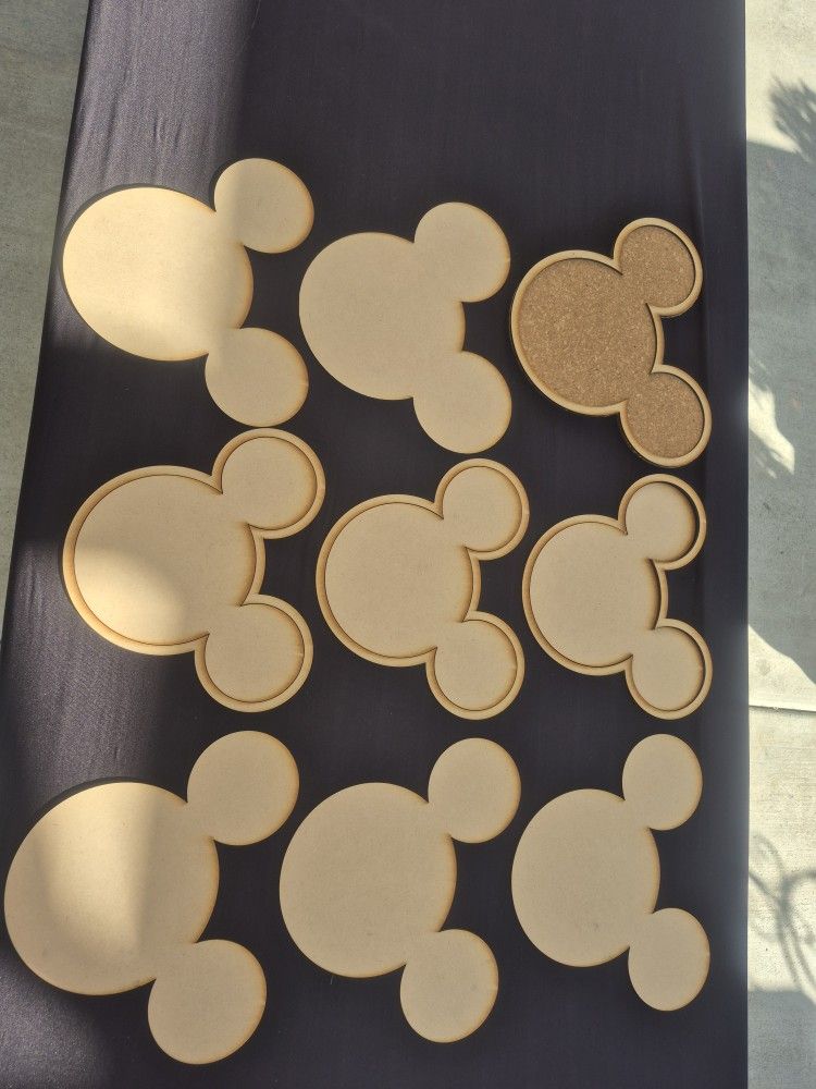 Mickey Mouse Head Cut Outs