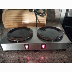 COMMERCIAL 2 POT COFFEE WARMER GOOD CONDITION 