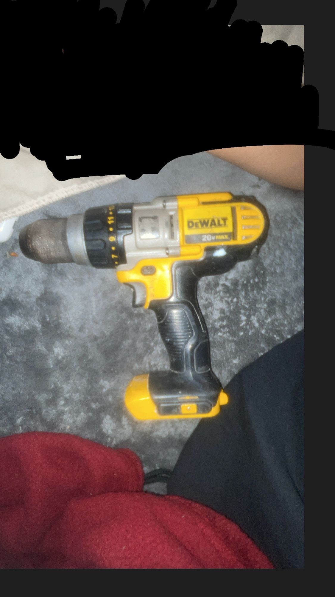 DEWALT 20V MAX Lithium Ion Premium 3-Speed Hammer Drill Kit 