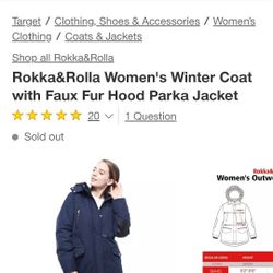 Women Winter Parka Jacket