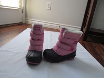 Girls Children's 12 Pink Snow Boots, Cat & Jack