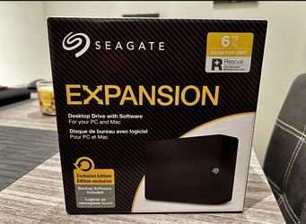 Selling Brand New Never Used Sealed - Seagate 6TB External Hard Disk SSD