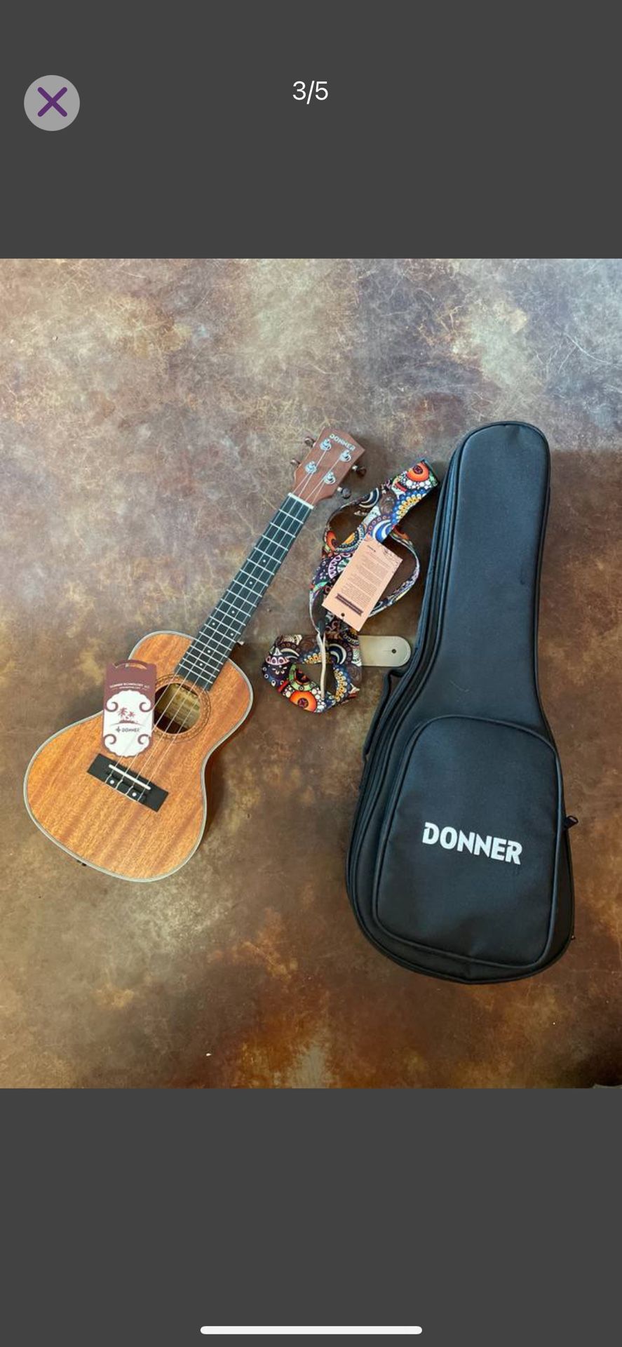 Like New Ukulele W/ Strap And Case