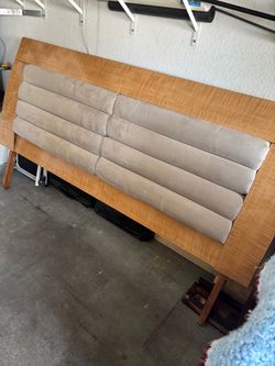 Beautiful Solid Wood Headboard by Ashley Bedroom Collections, Clean & No Scratches; New; Queen