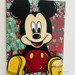 mickey mouse disney painting