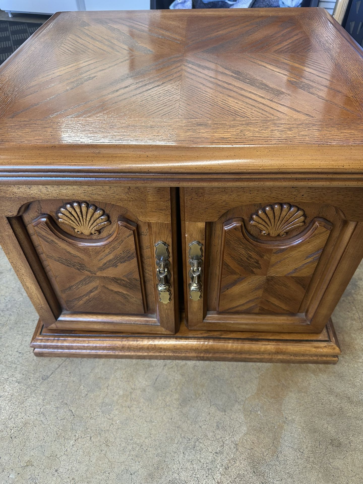 Two End Table Cabinets