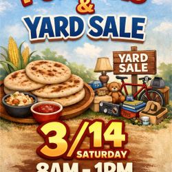 Yardsale & Pupusas 3/14