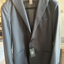 Eleventy Men's Wool Blazer Size 36 US (46 IT) Gray New with Tags Italy