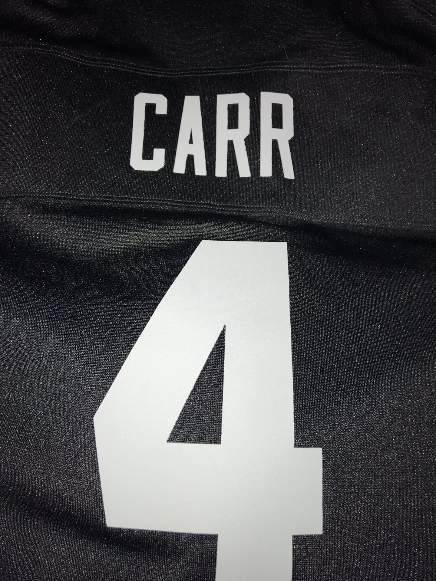 Raiders David Carr jersey