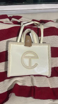 White tote bag, UGG  x Telfar
