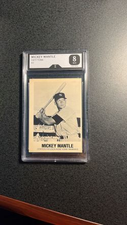 Mickey Mantle 1977 TCMA Card -Graded 8