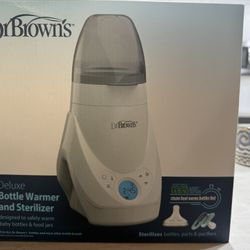 NEW Dr Brown’s Deluxe Bottle Warmer & Sterilizer – Unopened