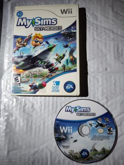 My Sims Sky Heroes Nintendo Wii Complete Set w/ Booklet 2010 Electronic Arts