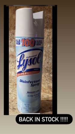 Lysol disinfecting spray 19 ounces