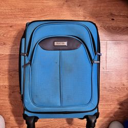 Blue Carry On Luggage