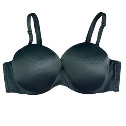 Cacique Smooth Boost Strapless Multi Way Bra No Straps Underwire Black  40DD