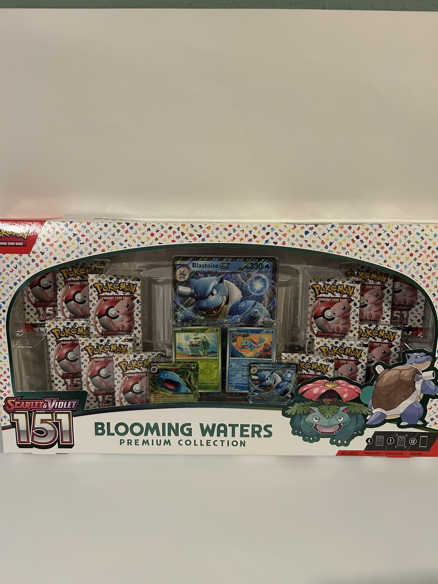 pokemon card game videos Amazon.com: Pokemon TCG: Blooming Waters 151 Premium Collection main image 0