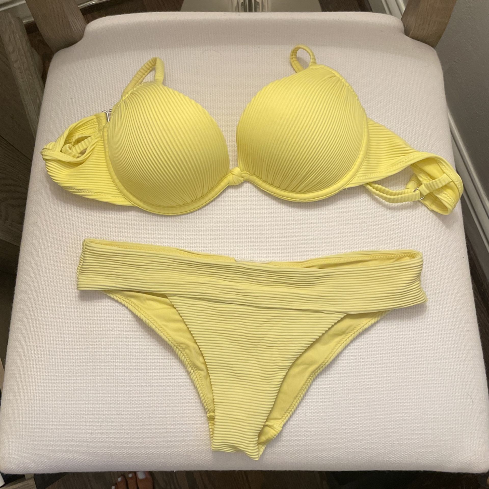 Yellow Padded Bikini set