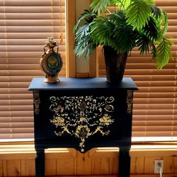 Small hand painted table