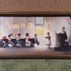 Custom Framed Print - School Days