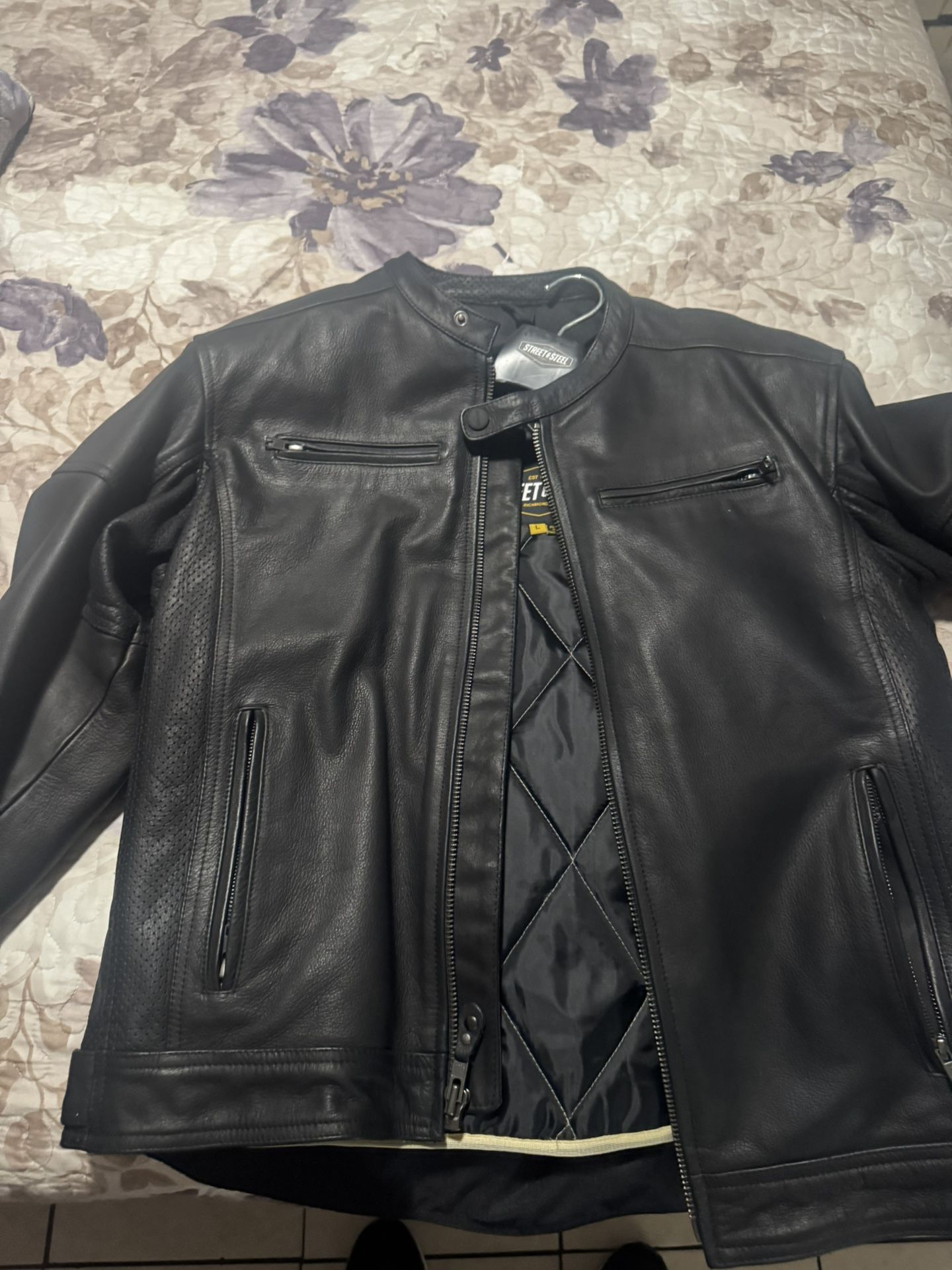 Motorcycle Leather Jacket 