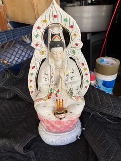 Beautiful ceramic statue
