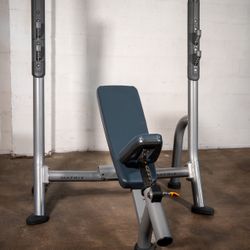 Matrix Incline Barbell Chest Press