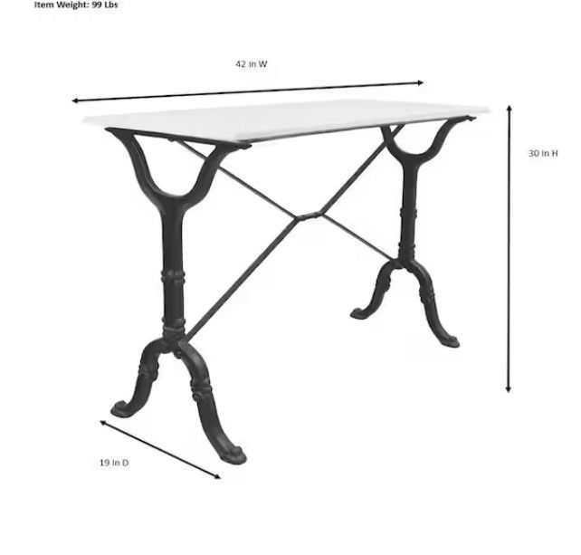 Rectangle Marble Table
