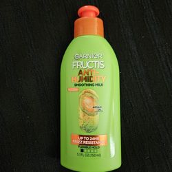 Garnier Fructis Anti Humidity Smoothing Milk Frizz Resistant Flexible Hold 5.1oz