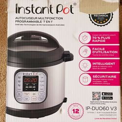 Instant Pot IP-DUO60 6 qt. 7-in1 Electric Pressure Cooker - Black