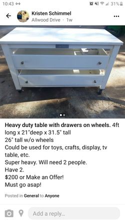 Heavy Duty Display Table