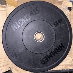 Brand New Hammer Strength 45lbs Plate Weight 