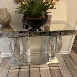 Mirrored Wall Table