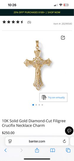 Gold crucifix
