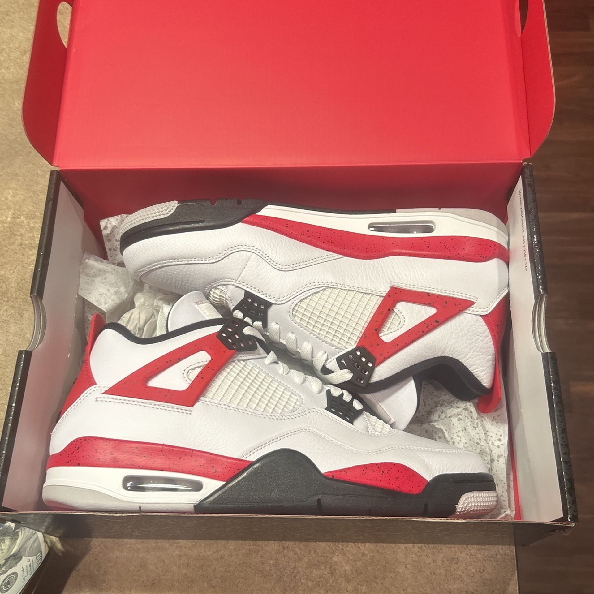 red cement jordan 4s