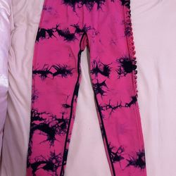 Yoga Leggings Seamless Super Elastic Sports Fishnet  Pink