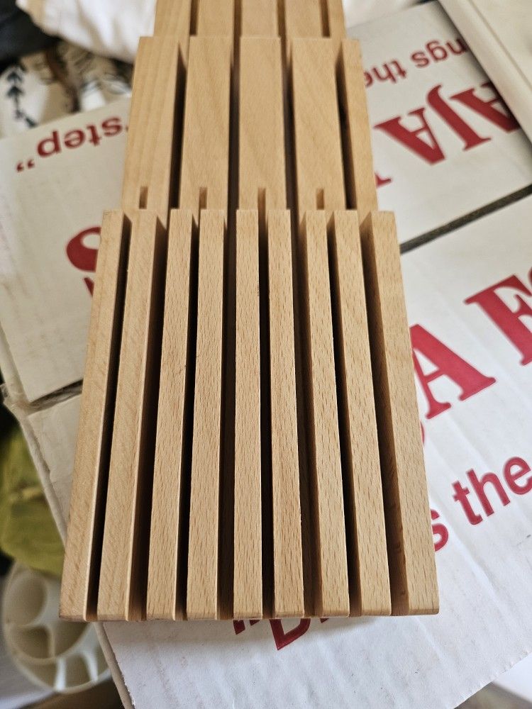 J A Henckles In Drawer Knife Block 12 Slot, Brand New