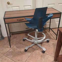 Desk with chair