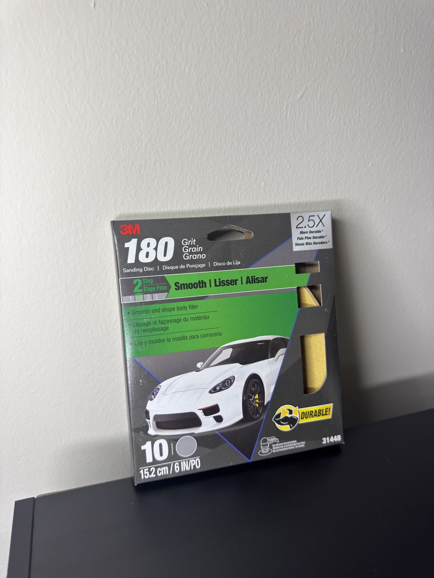 3M Sanding Discs 6", 180 Grit