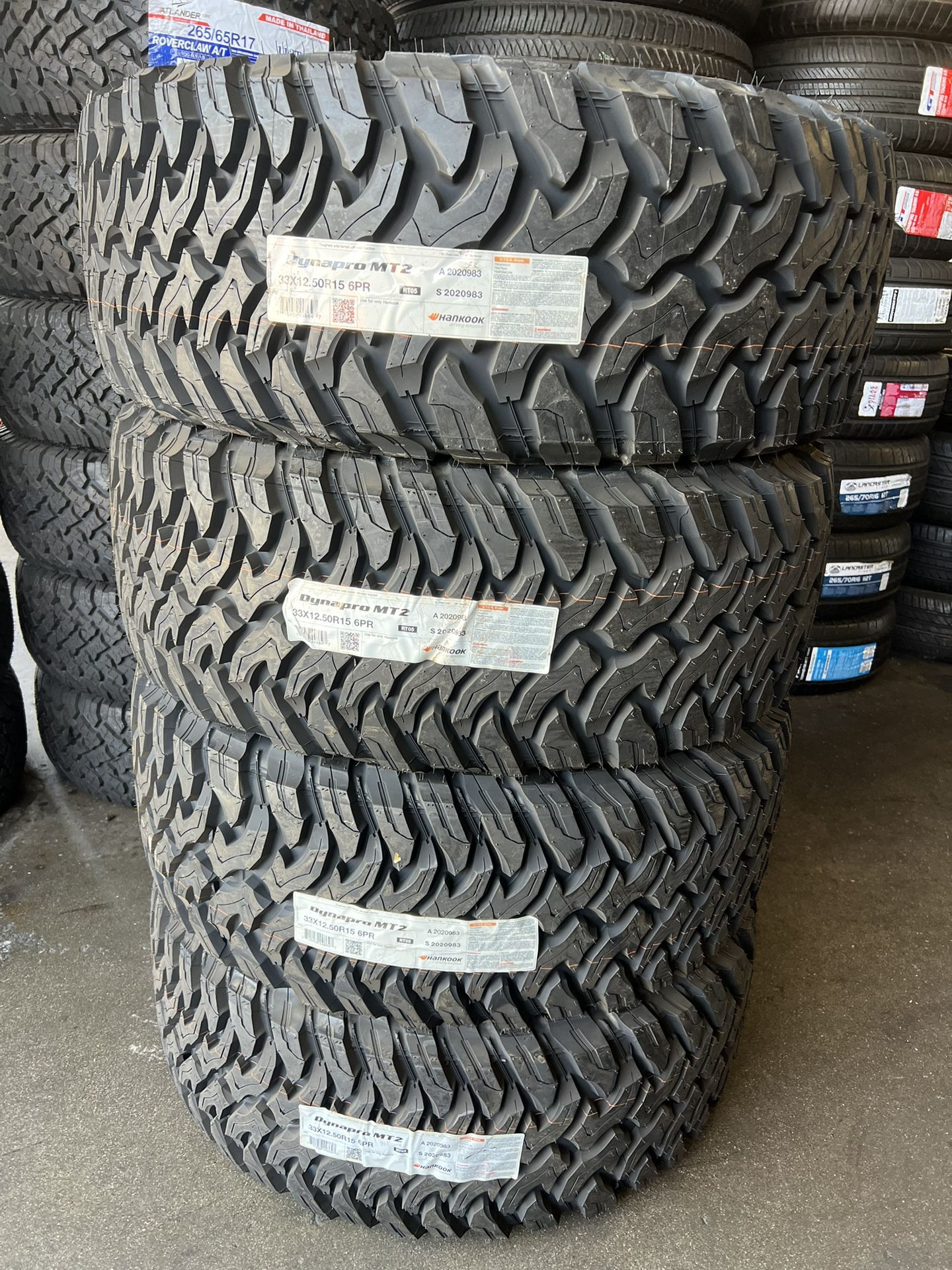 33x12.50r15LT New Tires Set Of 4 Hankook Installed And Balanced Set De 4 Llantas Nuevas Instaladas Y Balanceadas