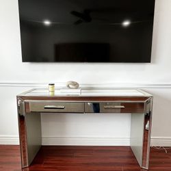 Monroe Mirrored console table/ desk Retails for $999.95
