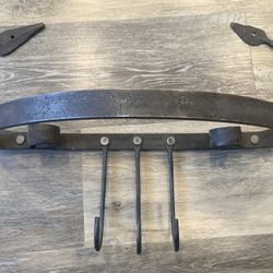 Hand-forged Wall Rack and Hooks