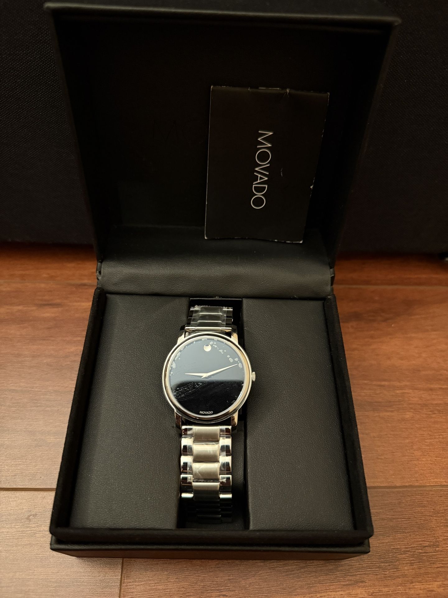 Movado Silver Watch